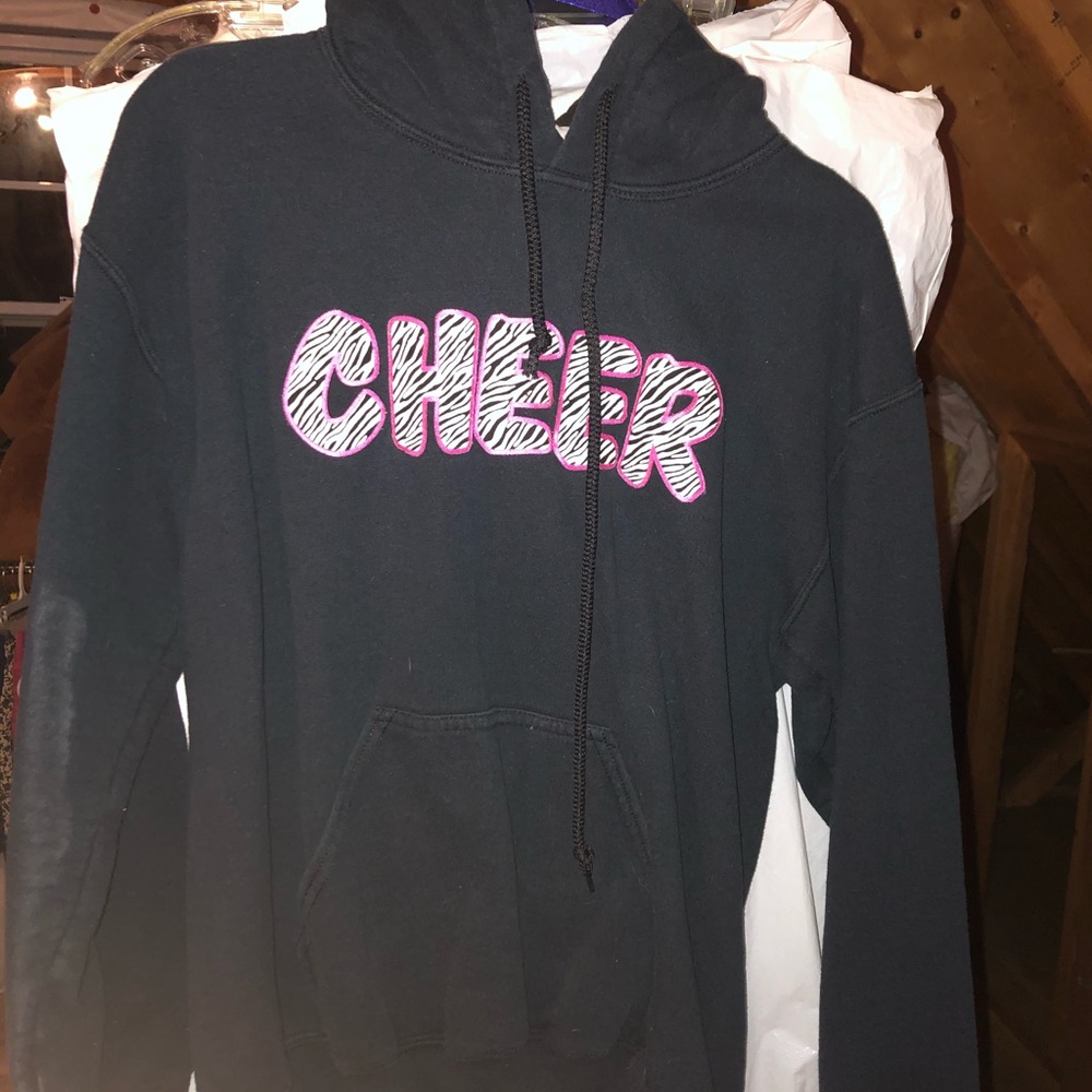 Black CHEER hoodie